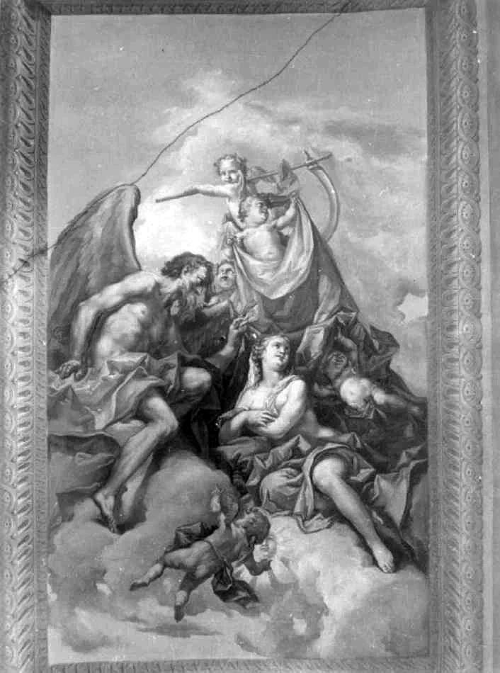 Il tempo che scopre la verità. allegoria del Tempo - Palazzo Emilei Forti, Verona